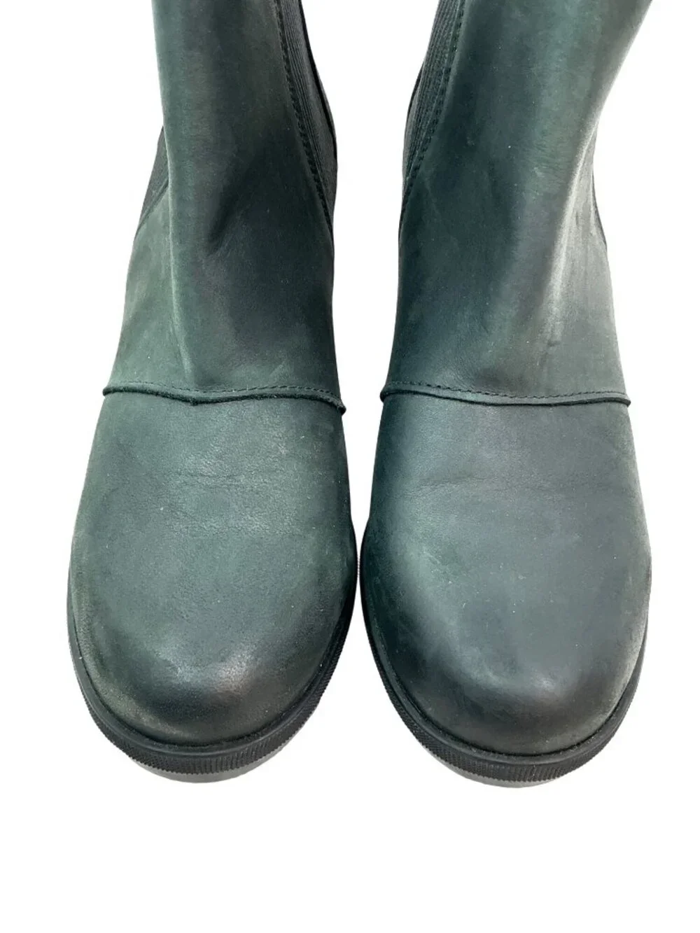 Sorel Joan Of Arctic Wedge II Chelsea Leather Boots Womens 8 Black NL3022
